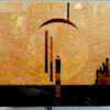 Art Deco style inlaid Panel. circa 1970