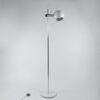 Floor Lamp Chromed And White