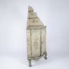 Italian Corner Cabinet Painted With Flowers - Image 7