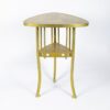 Mesa De Bronce "Art And Craft" Triangular