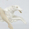 German Porcelain Figure Woman With Greyhound - Image 3