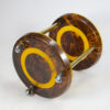 Round Faux Carey Round Bar Trolley Table - Image 3